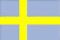 les drapeaux européens - drapeau de la Suède