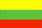 les drapeaux européens - drapeau de la Lituanie