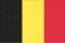 les drapeaux européens - drapeau de la Belgique